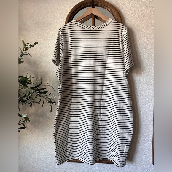 Buffalo David Bitton Striped T-Shirt Dress | Size XXL - Picture 2 of 7
